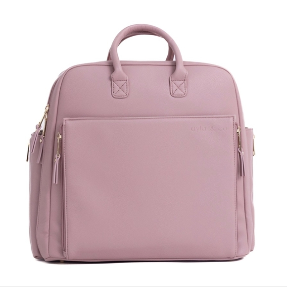 Designer Luxury Diaper Bag (Mauve Pink 💖) FULL SIZE - Picture 12 of 12